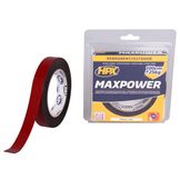 HPX Dubbelzijdig Acryl Tape Max Power Outdoor 19mm x 5mtr Zwart op Blister