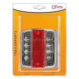 Q-Parts Achterlicht 14 LED 4 functies 98x105mm 14LED Links / Rechts in blister