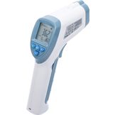 BGS Stirn-Fieber-Thermometer 
 kontaktlos, Infrarot 
 für Personen + Objekt-Messung 
 0 - 100°