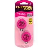California Scents Luchtverfrisser Mini Diffuser Ventilatierooster Coronado Cherry Blister 2st