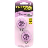 California Scents Luchtverfrisser Mini Diffuser Ventilatierooster L.A. Lavender Blister 2st