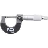 BGS Micrometer 0-25mm, 0,01mm, hout kistje