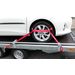 Jumbo Spanband Oprijwagen / Autoambulance - Rood voor wielen vanaf 17" / 60cm  2,5T