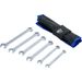 BGS Double Ring Spanner Set, open Type 
 8 x 9 - 18 x 19 mm 
 6 pcs.