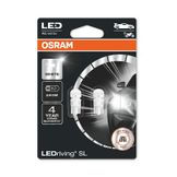 Osram LEDriving® SL - 12v - 0,8w - W2.1x9.5d - W5W - 6000K Cool White - Blister 2st