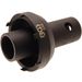 BGS Groove Nut Socket for Mercedes-Benz Actros 
 105 - 125 mm