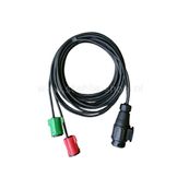 Q-Parts Kabelset 5mtr 13-polig Waterdicht stekker / connector, Radex 8500